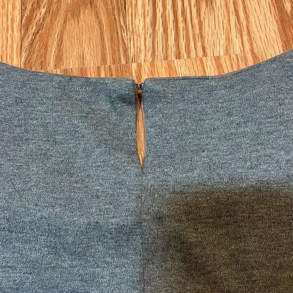 Banana Republic Grey to w/red blue braid Sleeveless Tank summer Patriotic shirt - Picture 6 of 10